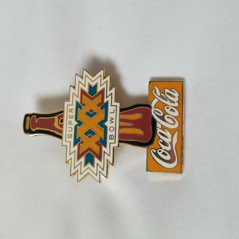1996 Superbowl XXX Coca Cola Pin